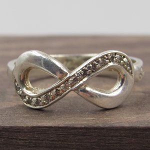 Size 5.75 Sterling Boyfriend Girlfriend Ring